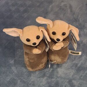 2 Vintage Ideal Toys Direct Jedi Chihuahua Plush Stuffed Star Wars. 9"